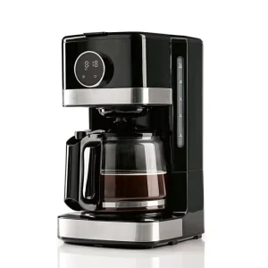 Electric Household 900W Soft Knob LED Display Coffee Brewer Programmable 12 Cup Drip Coffee Maker with Timer