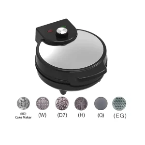Electric Household Waffle Maker Griddle Snack Maker Machine With Optional Plate