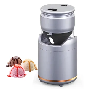 Electric Ice Cream Maker Machine with Low Noise Operation Rechargeable for Homemade Gelato Sorbet and Frozen Yogurt