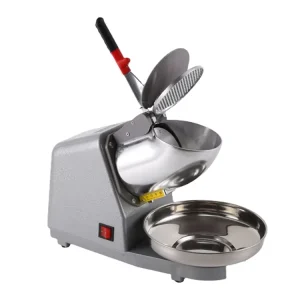 Electric Ice Crusher Shaver Machine Semi automatic Commercial Household Stainless Steel High Capacity Block Mini Cube Blender