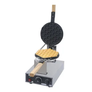 Electric Industrial Rotating Waffle Maker Adjustable Thermostat 110V 220V Commercial Non Stick Egg Bubble Waffle Maker