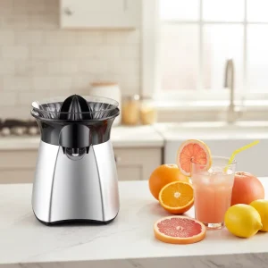 Electric Juicer Machine Portable Citrus Press with Drip Free Spout for Orange Lemon Lime Home Kitchen