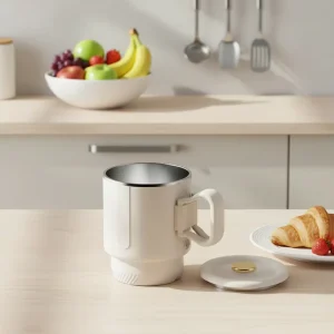 Electric Kettle 1.1-1.5L Stainless Steel Multi Temperature Control Automatic Shut off Boil Dry Protection Household