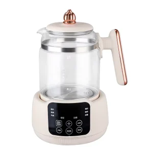 Electric Kettle 1.2L Glass Body 800W 220V Digital Control Constant Temperature Multi-Temperature Baby Formula Heater Milk Warmer