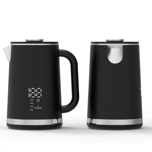 Electric Kettle 1.6L 304 Stainless Steel 1500W Touch Control Smart Temperature Control Overheat Protection Home Office Use