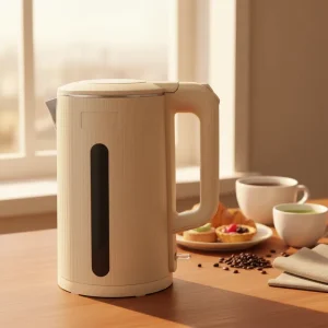 Electric Kettle 1.8 L 220 V 1500 W Double layer Cool Touch Fast Boiling Kitchen Appliance