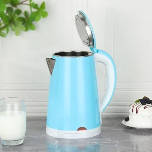 Electric Kettle 1.8L Double Layer Fast Water Heater Boiler Stainless Steel Kettle Auto Shut-Off Portable Water Kettle