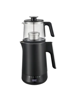 Electric Kettle Set Keep Warm Office Use Direct Factory One Touch Operation Safe to Use 1.7L + 1.0L
