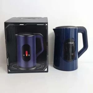 Electric Kettle Stainless Steel 2.2L Large Capacity Fast Heating Automatic Power Off Insulated for Home Hotel Daily