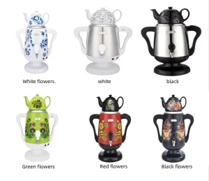 Electric Kettle with Infuser Turkish Coffee Pot and Lid Anti-Dry Design for Household Use Electric Tea Kettle