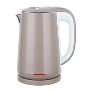 Electric Kettles 1.8L 1500W Stainless Steel Double Wall Electric Kettle Water Boiler Daily Use Portable Home Kitchen Appliance