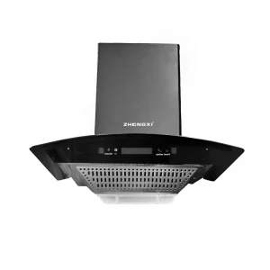 Electric Kitchen Appliance Wall Mounted Flat Glass Stainless Steel Chimney Hood for Hotel Use