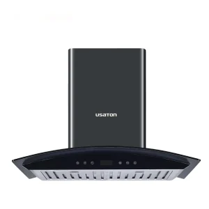 Electric Kitchen Hood Appliance Made in China Tempered Glass Cooker Extractor Chimney Range for Household Use