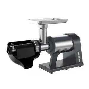 Electric Kitchen Mini Meat Grinder with Juicer Stainless Steel Blade High Power 2000W Quiet Operation for Household Outdoor Use