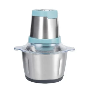 Electric Kitchen Vegetable Chopper Fufu Maker Grinder 1.5L Stainless Steel Bowl Pure Copper Motor 350W CE Certified Household
