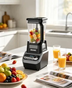 Electric Knob Controls Stainless Blade 4 Speed Variable Powerful Blender 2L Capacity ABS Housing Household Commercial Use