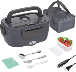Electric Lunch Box Food Heater 3 in 1 Portable Food Warmer Leakproof Heated Lunch Box for Adults Camping Office Home