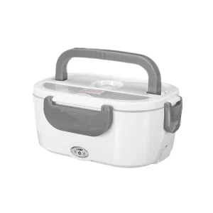 Electric Lunch Box Food Heater 80W Portable Warmer Lunch Boxes for Car Truck Work with 304 Stainless Steel Container