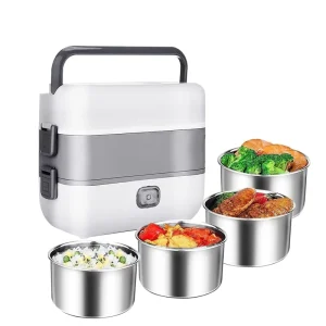Electric Lunch Box Food Heater Portable Food Warmer for Home and Office Self Heating Lunch Box 110V 200W