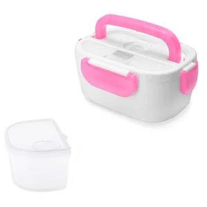 Electric Lunch Box with Heater and Food Warmer Portable Large Capacity 1.1L Food Grade PP Plastic