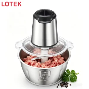 Electric Meat Grinder Machine 300W Stainless Steel Household Baby Cook Food Processor