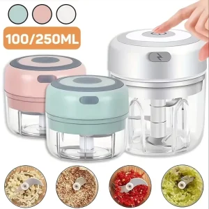 Electric Meat Mincer Vegetable Garlic Slicers Grinder Fruit Press Smasher Machine Onion Masher Red Pepper Chopper Crusher