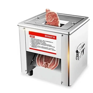 Electric Meat Slicer Vegetable Cutter Commercial Home Stainless Cutting Grinder Automatic Food Chopper Chipper