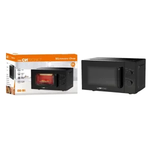 Electric Microwave Oven 20L Stainless Steel 1150W Household Use Mechanical Timer Control Small Appliance