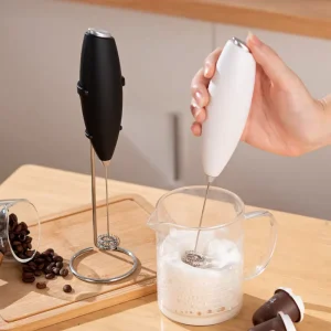 Electric Milk Frother Handheld Coffee Foamer Whisk Milk Mixer Egg Beater Portable Drink Stirrer Coffee Latte Cappuccino