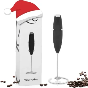 Electric Milk Frother Handheld Coffee Whisk Mini Food Mixer Battery Powered Milk Frother
