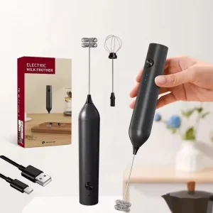 Electric Milk Frother Machine Rechargeable Handheld Mini Whisk