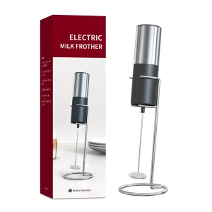 Electric Milk Frother Manual Coffee Cream Foam Maker