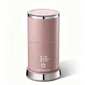 Electric Milk Frother with Heating Function 350ml Capacity Hot Cold Foam Maker for Cappuccino Latte