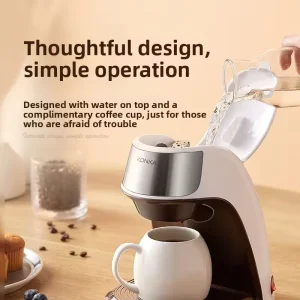 Electric Mini American Drip Coffee Maker Automatic Home & Office Use Portable
