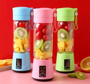 Electric Mini Blender Home USB 6 Blades Blender Cup Machine Portable Fruit Blender
