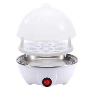 Electric Mini Multi Function Egg Cooker Automatic Shut Off Steamer Custard Eggs Commercial Use Single Layer 1 6 Eggs Capacity
