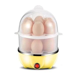 Electric Mini Plastic Egg Boiler Automatic Kitchen Boiled Egg Cooker Tool Electric Boiling Egg Steamer