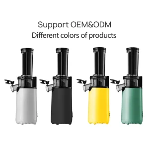 Electric Mini Slow Commercial Cold Press Masticating Fruit Juicer with Automatic Pulp Ejection for Household Use