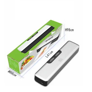 Electric Mini Vacuum Sealer Machine with Automatic Air Sealing System for Food Storage 1.1-2.0L Capacity Stand Table Type