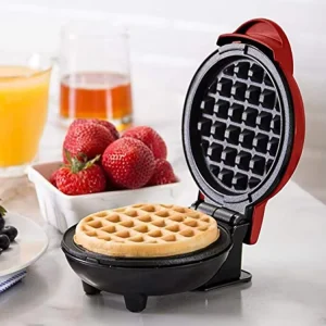 Electric Mini Waffle Maker 350W Fully Automatic Home-Use Baking Machine & Cake Maker
