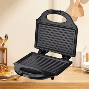 Electric Multifunctional Fully Automatic Household Commercial Steak Maker Panini Sandwich Breakfast Burger Maker 750W
