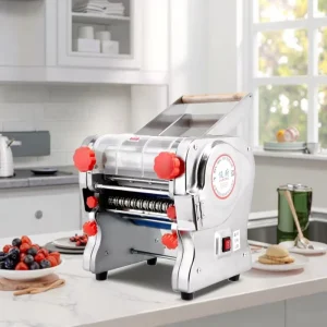 Electric Noodle Machine Automatic Noodle Pasta Maker Noodles Roller Cutter