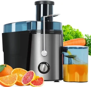 Electric PP Masticating Juicer with Reverse Function for Household and Hotel Use Easy to Clean English Operation