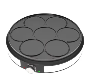 Electric Pancake Maker Non Stick Cooking Plate with Temperature Control Knob Fast & Even Heating Crepe Maker