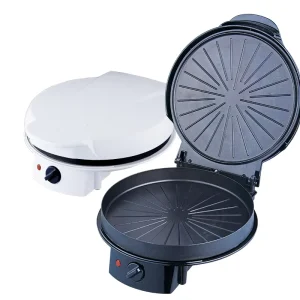 Electric Pizza Maker With 12″ Ceramic Stone Baking Crepe Pancake Pizza Making Machine Electric Pizza Oven
