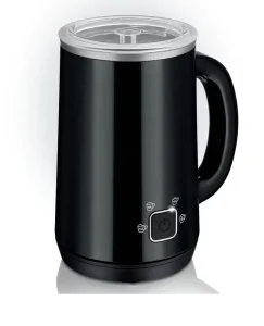 Electric Plastic Milk Frother 500W One Touch Operation Easy Clean Fully Automatic Steaming Household & Hotel Use
