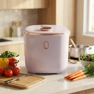 Electric Plastic Rice Cooker 5L Small Portable Purple Multi-Purpose Digital Household Outdoor Use Rice Cooker