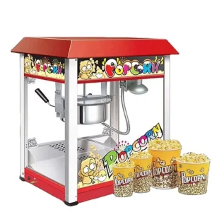 Electric Popcorn Machine 220V with Double Cylinder