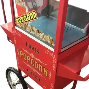 Electric Popcorn Machine with Cart Popcorn Cooker Popcorn Maker