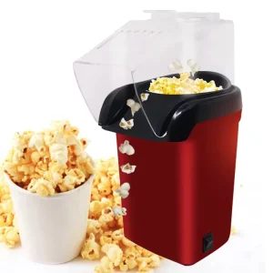 Electric Popcorn Maker with Transparent Top Fast & Easy Popcorn Making